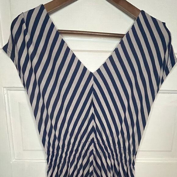 Umgee Hi Lo Striped Maxi Dress - Picture 2 of 7